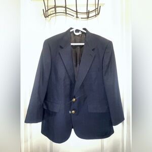 Polo University Club by Ralph Lauren Dark Blue Blazer w/Gold Buttons Made in USA